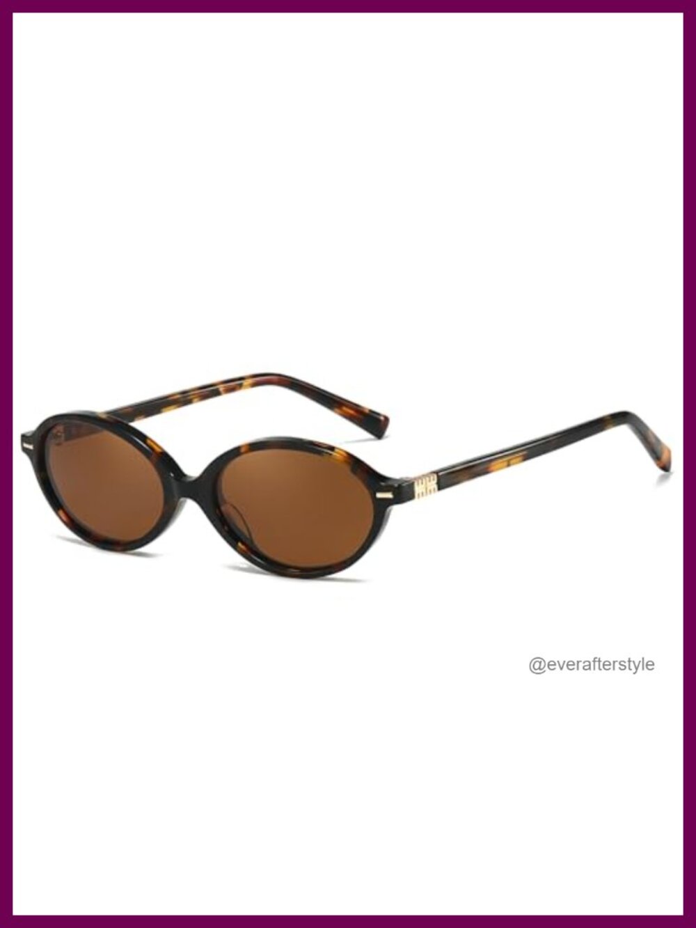 Polarized Retro Oval Sunglasses Acetate UV400 Unisex